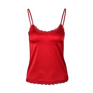 Урожай Топ Летние Женщины Silk Сексуальные Тонкие Кружева Camis Camisole Топы Halter Обрезается Феминина Рубашка Blusa Short 210507