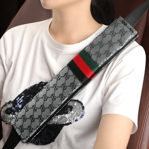 2 st fiber hampbil SEFETY SEAT BELT COVER SKYDD BARN HÄRSTESTATBELT CUDHION ISOFIX Säkert bälte axelkuddar Auto Accessories