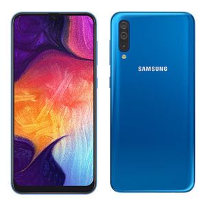 Yenilenmiş Orijinal Samsung Galaxy A50 A505 6.4 inç Octa Çekirdek 4GB RAM 64GB ROM Parmak izi yok 25MP Kilitli 4G LTE Android Akıllı Telefon 8pcs