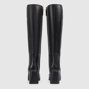 The latest women's long high-heeled boots are made of all leather, luxurious and customized, soft and delicate 35-41