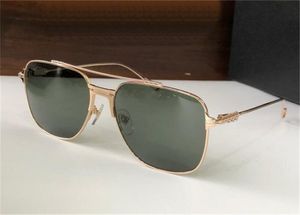 Novo design de moda óculos de sol corcunda quadrado quadro piloto quadro requintado trabalho simples e popular estilo exterior UV400 protetora
