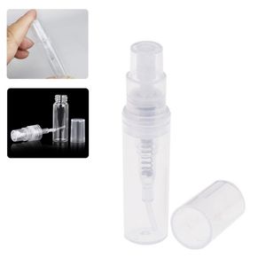 100Pcs 3ml Mini Clear Plastic Refillable Spray Bottle Perfume Mouthwash Atomizer