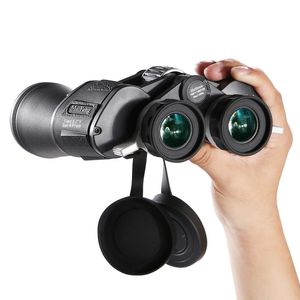 Maifeng 20x50 Zoom Bak4 Мощные бинокль Телескоп широкоугольный окулярный окулярный окулярный для охоты на кемпинг - черный