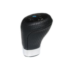 5/6 Speed ​​Gear Shift Knob Läder för serie 1 3 E34 E36 E38 E39 E46 E53 E60 E61 E63 E90 E92 E93 Bil Tillbehör