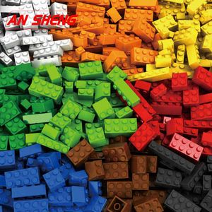 1000 Pieces Building Blocks City DIY Creative Bricks Bulk Model Figures Educational Kids Toys Y1130