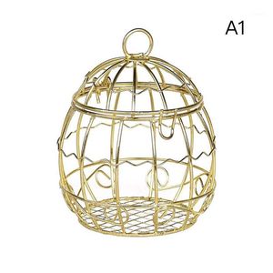 Mini Retro Hollow Birdcage Candy Chocolate Boxes Baby Shower Favor Gift For Guests Birthday Souvenir