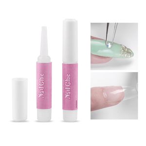 Mini Beauty Nail Lim Falsk Konst Dekoration Tips Akryl Falses Nail Extension Lim Tillbehör