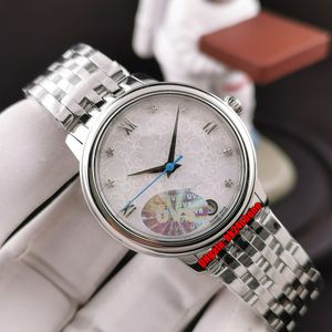 11 stylów Wysokiej jakości zegarki UVS 32.7mm ETA2892 Automatyczne Watch kobiet 424.10.33.20.55.004 Białe wybieranie Bransoletka ze stali nierdzewnej Bransoletka na rękę