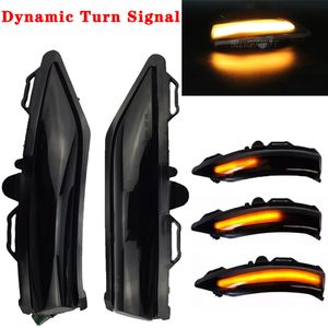 Backview Car Side Wing Mirror LED Turn Signal Light för Ford Fiesta St Line MK8 2018 2019 Flasher Dynamic Indicator Blinker