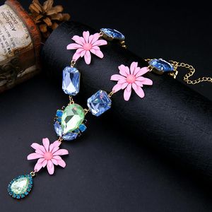 blue flower chokers - Buy blue flower chokers with free shipping on DHgate