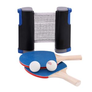 2pcs/lot Table Tennis Bat Racket Short Handle Pong Paddle Bag Set With 3 Balls Portable Automatic Rack Raquets