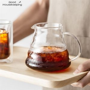 Carafe капельный кофе горшок кофе чайник пивовар BARISTA PERCOLATOR SOLUT на стеклянный диапазон кофе сервера 360 мл 600 мл 800 мл прозрачный # 2 210408