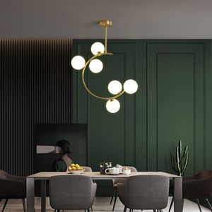 Nordic Modern LED Pendelleuchte Home Innen 110 V 220V Kronleuchter für Wohnzimmer Schlafzimmer Esszimmer Küche Beleuchtung Glanz