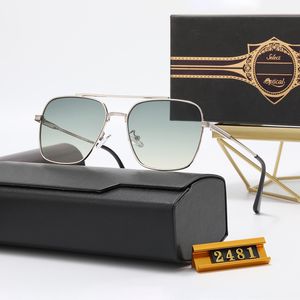 Klassische Herren-Sonnenbrille, modische Sonnenbrille, Designer-Frau, Einfachheit, Stil, quadratisch, Metall, leicht, bequemer Rahmen, Federscharnier, UV400, Luxus