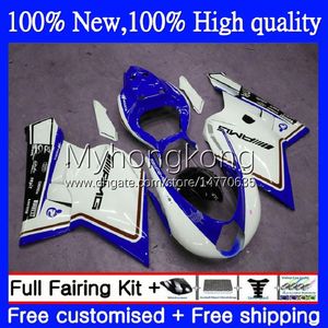 MV Agusta F4 R312 750S 750 1000 CC R S 1000CC 2005 2006 BODY 6NO.76 MA MV F4 312 1078 S 05-06 Cowling White Blue New New 312R 750R 1000R 05 06 페어링 키트