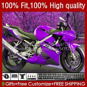 Wtrysk wagi do Honda CBR600F4I CBR600 F4I 04 05 2006 2007 Dark Purple Zestaw 55NO.244 CBR 600F4I 600 F4I FS CC F4 I 2004 2005 06 07 600CC CBR600FS 04-07 OEM Fairing