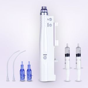 Högkvalitativ bärbar 2 i 1 Hydra Needle Derma Pen Nano Mesoterapi Microneedle Smart Injector Ansiktsbehandling