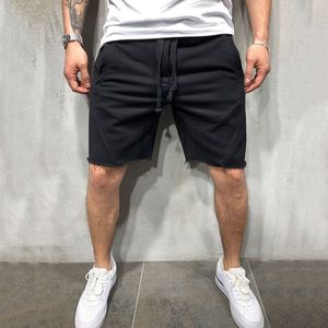 カジュアルメンズショーツストリートジョギングショーツソリッドカラーショートパンツワークアウトショーツ男性夏男のボトムプラスサイズ男性服Y0408