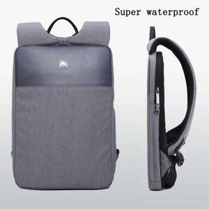 Slim Ultra-luz Notebook Bolsa de Computador de 15 polegadas Mochila Repelente de Água Homens Bens de Negócios Ultra-Luz Negócios Mochila 210929