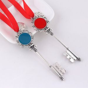 christmas magic santa claus key ornaments Decorations christmas halloween gifts xmas wholesales keychain Men and Women New style