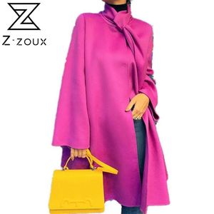 Women Trench Coat Autumn Thin Windbreaker Simple Long Temperament Fashion Overcoat 210513