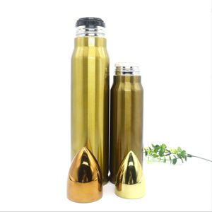 Wholesale thermos travel mug for sale - Group buy Bullet Shape vacuum Thermos bottles ml Insulation Stainless Mugs Vacuum Water Bottle Military Missile Cup travel mug flask