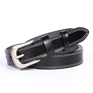 Bälten Fange Women Belt Kvinnlig läderstiftspänne för klänningar plus storlek Jeans FG4022N-2