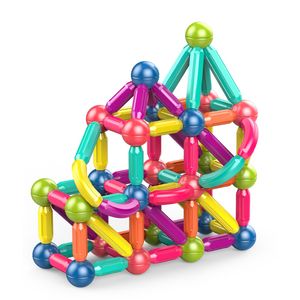 Magnetische Stöcke Bausteine ​​Kits Kinder Pädagogische Spielzeug für Kinder Magnetische Spielzeugziegelsteine