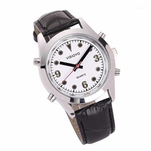 French Talking Watch With Alarm,White Dial TFSW-22F Wristwatches