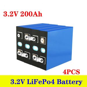 3.2V 200Ah Lifepo4 Batteri Lithium 600a 3c High Drain för DIY 12V 24V 48V Sol Inverter elfordon Golfbil