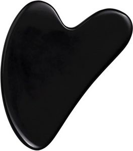 Gua Sha Massage Tool Black Obsidian Guasha Board para Corpo Rosto Natural Jade Pedra Facial Massager Massager Health and Skin Care Tool