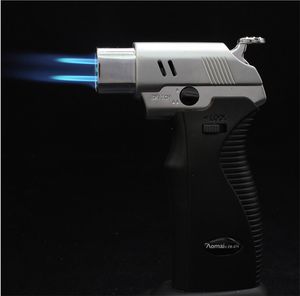 1300C/2500C Dual flame Torch Spray Adjustable Flame Butane Gas Welding Torch Lighter Windproof kitchen lighter With Gift Box dhl free