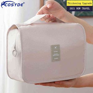 Nxy Cosmetic Bags Men New Makeup Portable Travel Vanity Organizer Necessarie Feminina Bolsa Cosmetics Storage Toilet for Women 220303