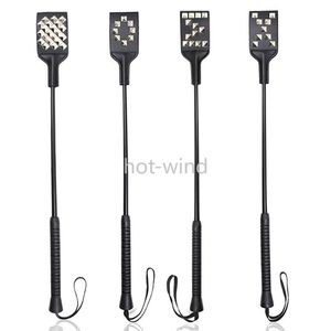 NEW Party Favor Rivet Black Leather Riding Crop Whip For Valentine s Day DHL Fast
