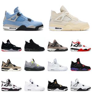 university blue basketball shoes 4 sail men women 4s black cat fire red cool grey white oreo mens trainer sports sneakers