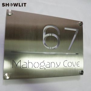 Custom El Signs Engraved Stainless Steel Fashion Design Door Other Hardware