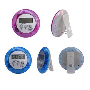 New Style Cute Mini Round LCD Digital Cooking Home Kitchen Timers Countdown Cooking Timer Count Down Alarm Clock