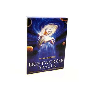 Lightworker Oracles Fate Divination Game Card Inglês Português Portátil Adulto Criança Entretenimento Jogos de Tabuleiro Individual