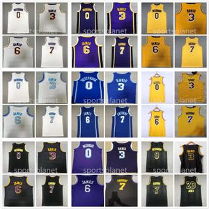 2021 2022 Män City Basketboll 6 LeBron 23 James Carmelo 7 Anthony Anthony 3 Davis Russell 0 Westbrook Dwight 39 Howard 75th Anniversary Broder Shirt