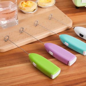 Portable 5 Colors Electric Egg Beater Tools Coffee Automatic Milk Frother Foamer Drink Blender Hand Held Kitchen Stirrer Cream Shake Mixer