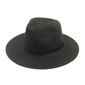 Panama Hat Lato Słońce Kapelusze Dla Kobiet Mężczyzna Plaża Słomy Kapelusz UV Kapelusz ochronny Chapeau Visor Hat