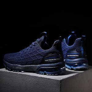 2021 Ankomst Toppkvalitet Sport Running Skor Män Flyg Sticka Bekväma andningsbara Triple Black Outdoor Trainers Sneakers Storlek 40-45 Y-8809