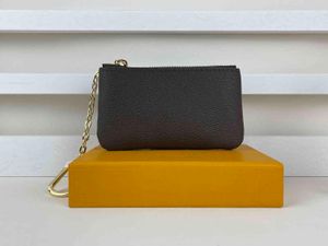 Bag 4 Beutel Damier hält klassische Frauenhaltermünze Geldbörse kleine Lederschlüssel Brieftaschen