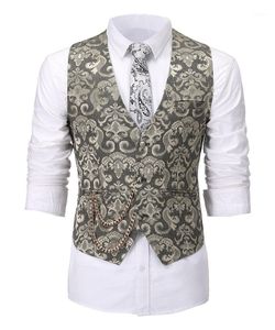 Men s Vests Suit Vest Business Casual Slim Fit Jacquard Three Pockets Custom Made Waistcoat For Wedding Groomsmen Fashion