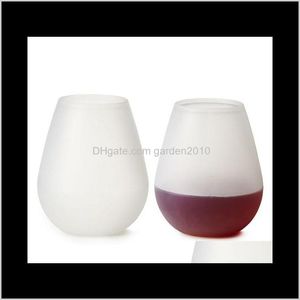 Saucers Sile Glasses 11Oz350Ml Camping Travel Wine Cups Nmyf5 Jxnle