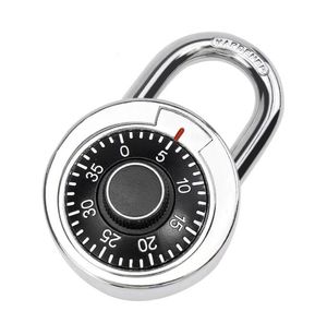 Härdad stål Shackle Dial Combination Bagage Locker Lock Security Hänglås för verktygslådor Garderob Anti-thyt Sn2341