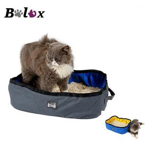 Cat Beds & Furniture Foldable Litter Portable Box Container Toilet Outdoor Travel Pan Waterproof Pet Trainer Cleanness
