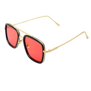 Óculos de sol Casual Luxo Metal Bracket Óculos Polarizados Dirigindo Homens e Mulheres Marca Designer Multi-Color Gradiente