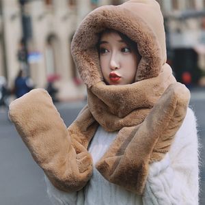 2021 new autumn and winter cold-proof parent-child scarf gloves three sets of fashion outdoor warmth wholesale