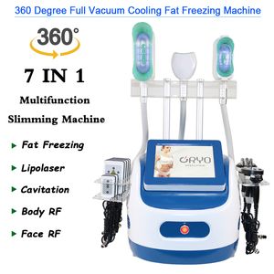 Kavitationsbehandling Lipolaser Slimming Machine Cryolipolys viktminskning Fat Frysning 360 Cryo Shaping Machine